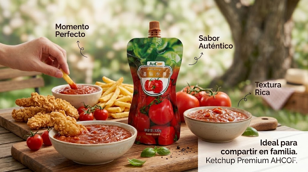Portable tomato ketchup pouch pack Export quality ketchup pouch packaging
